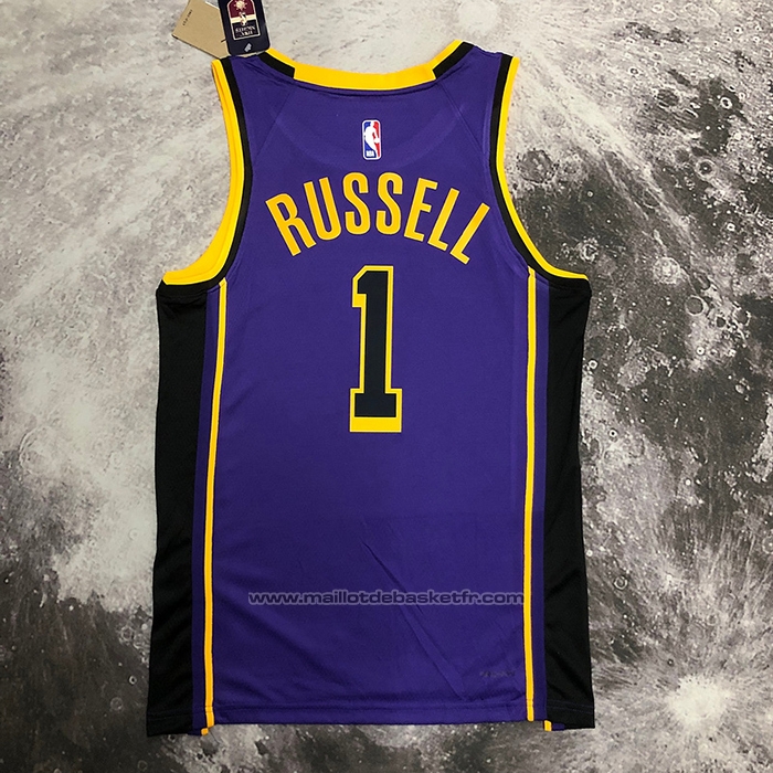 Maillot Los Angeles Lakers D'angelo Russell #1 Statement 2022-23 Volet